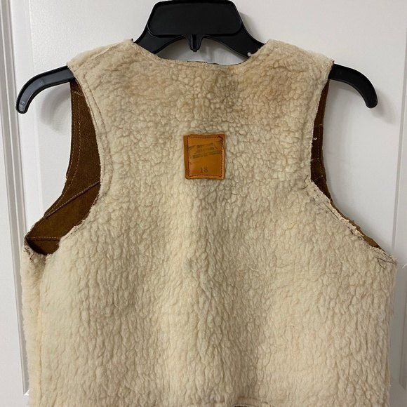 Brown Suede Women's Vest - Picture 11 of 11